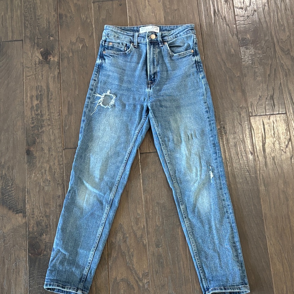 Stradivarius Blue Straight Leg Women’s Jeans